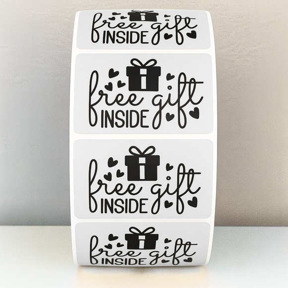 Free Gift Inside Stickers – Cute Labels for Packaging and Small Business - Picture 11 of 11